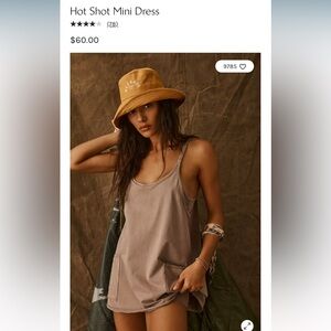 FREE PEOPLE HOT SHOT MINI DRESS